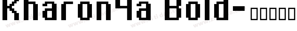 Kharon4a Bold字体转换